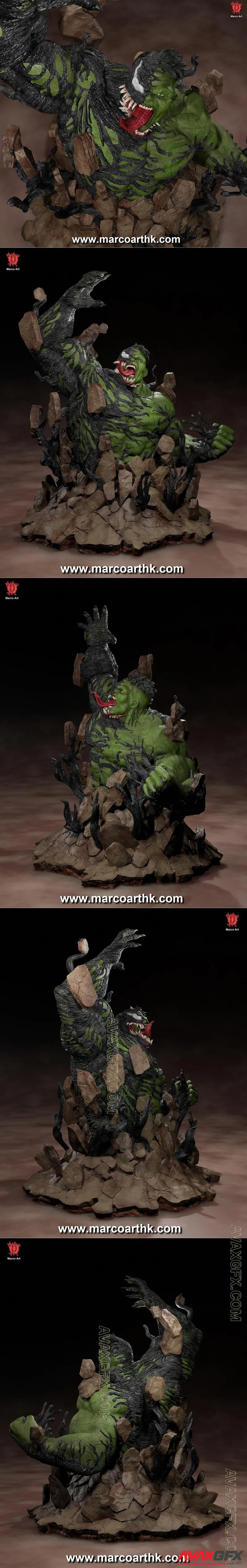 Marco Art - Hulk - STL 3D Model