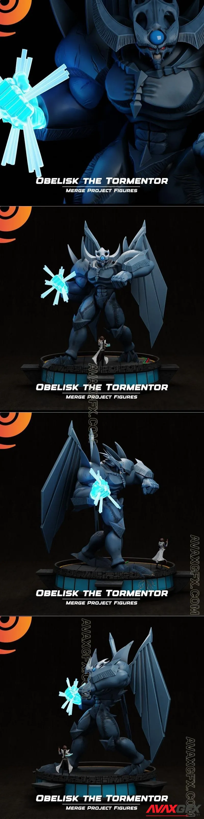 Merge Project Figures - Obelisk the Tormentor - STL 3D Model