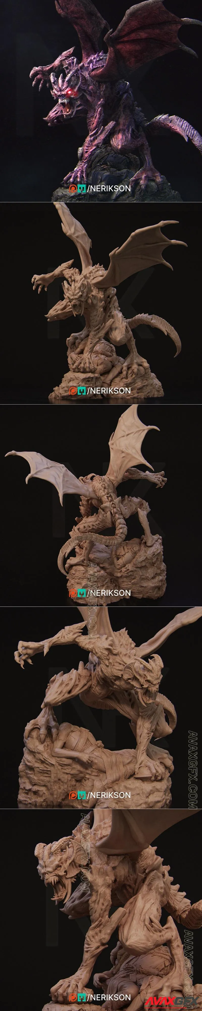 Nerikson - Steve the Demon Imp - STL 3D Model