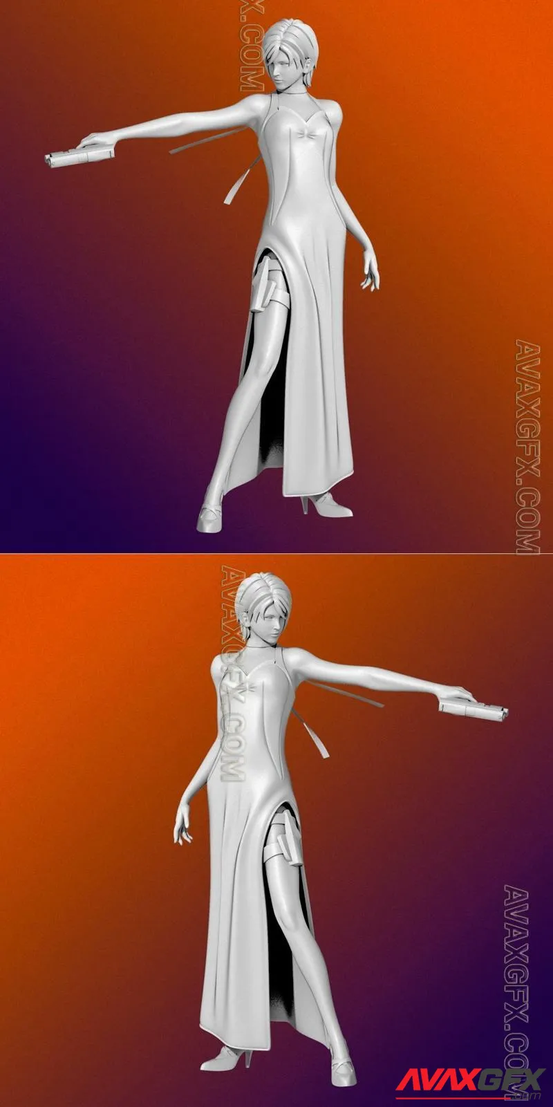 Ada Wong Resident Evil 4 Bottle Cap Design - STL 3D Model
