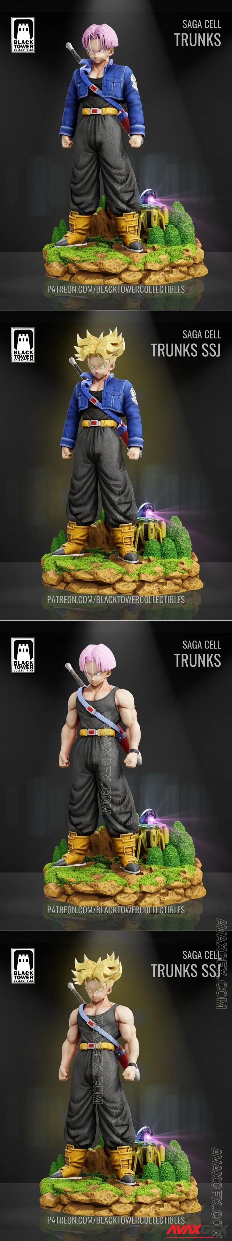 Black Tower Collectibles - Trunks del Futuro - STL 3D Model