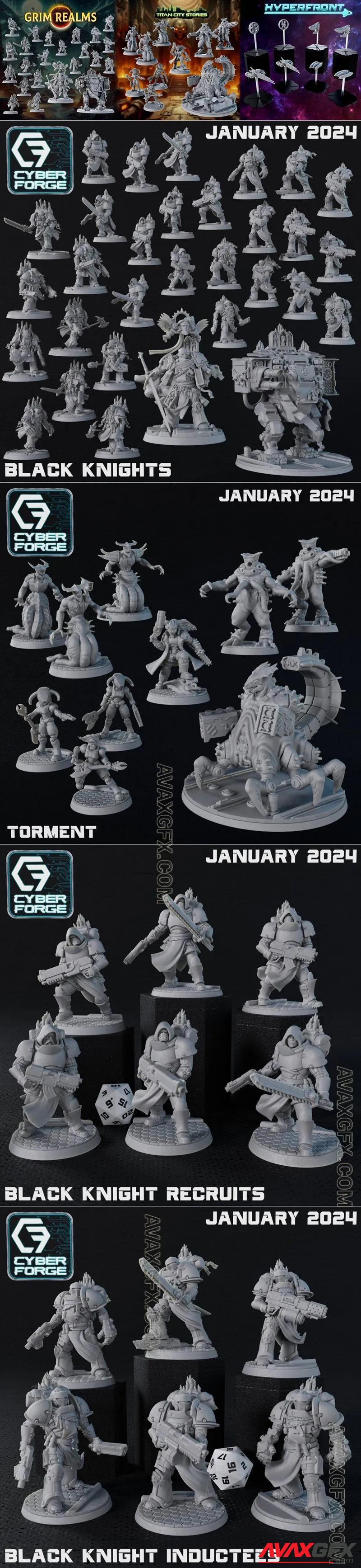 Cyber Forge - Torment January 2024 - STL 3D Model