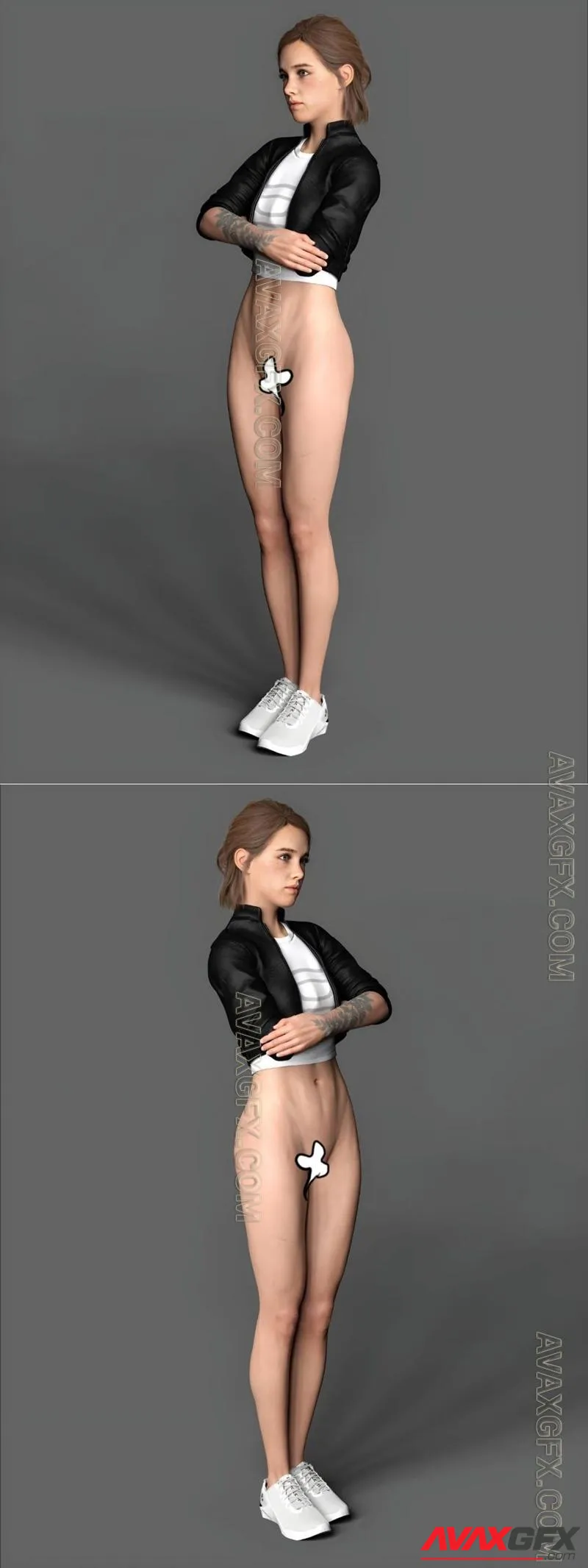 Ellie Bottomless - STL 3D Model
