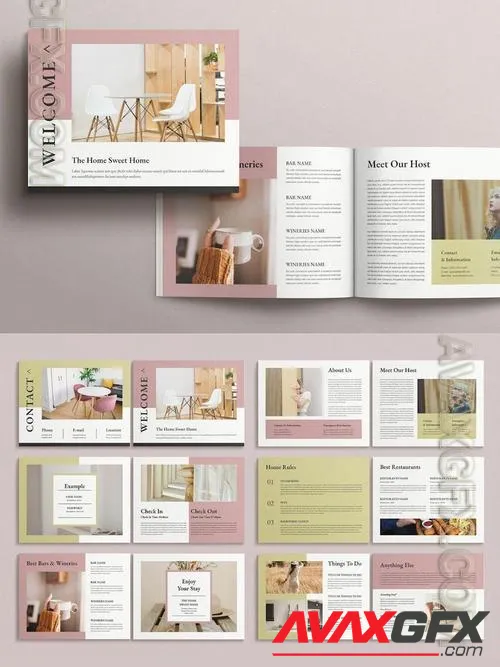 Welcome Book Template Landscape