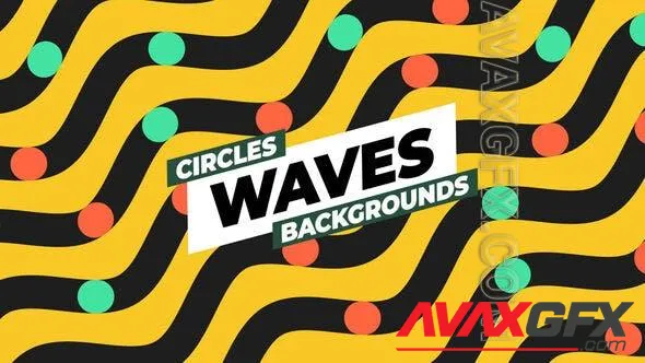 Circles Waves Backgrounds 51169884 Videohive