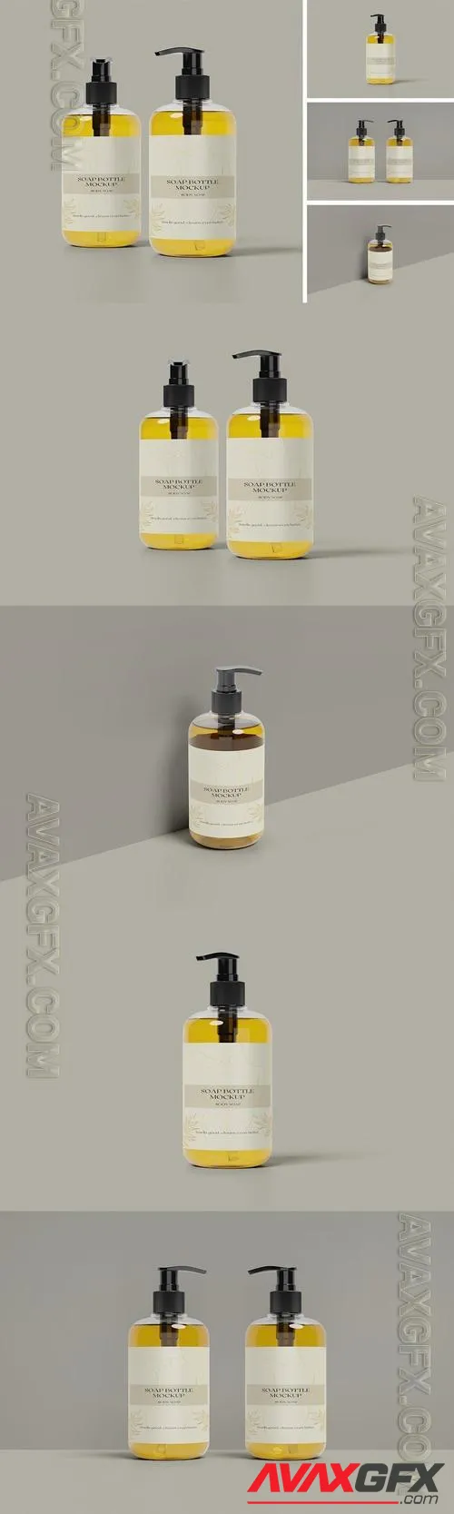 Soap Bottle Mockup