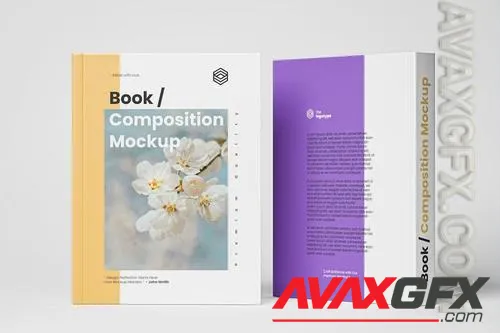 Book Composition Mockup