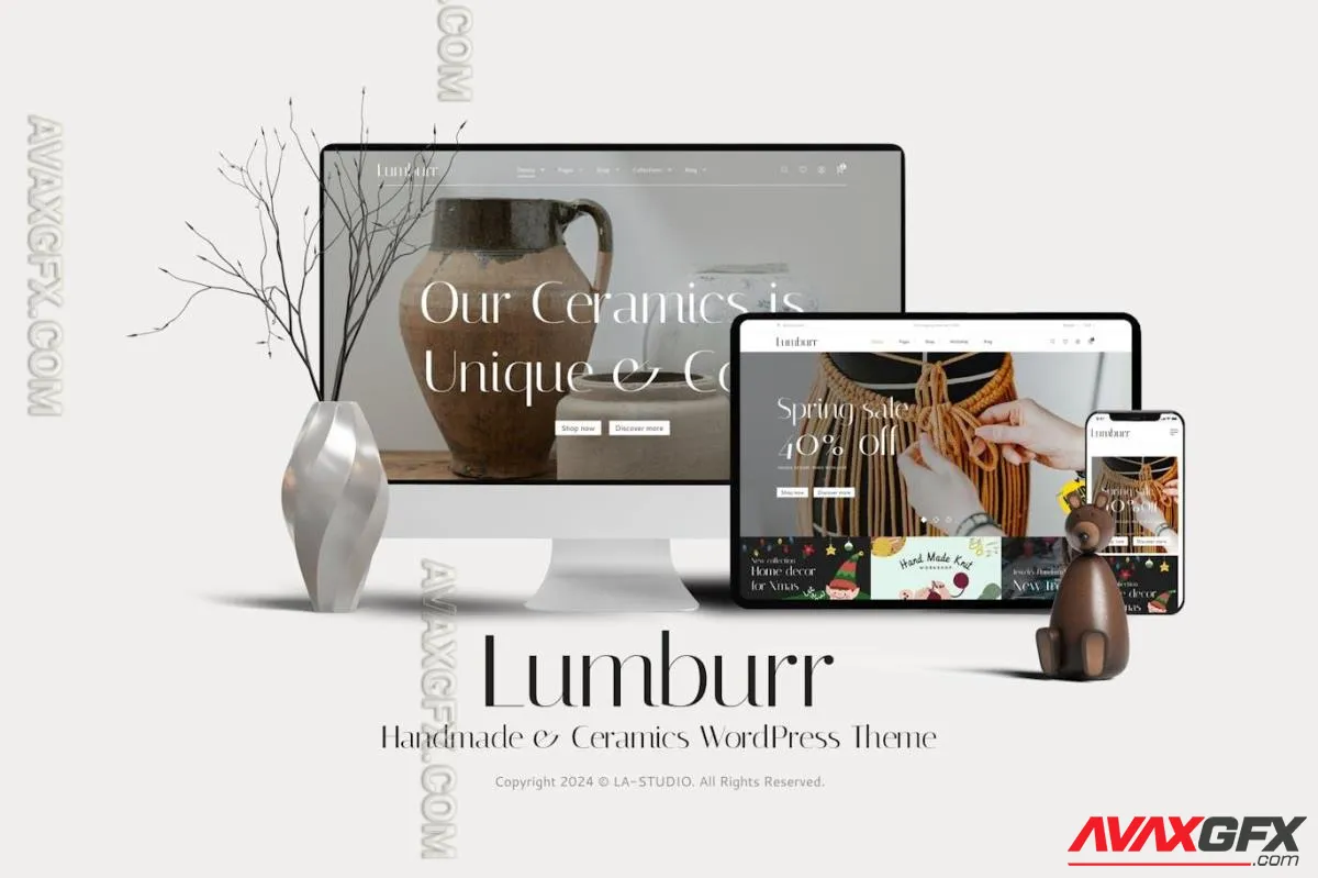 Lumburr - Handmade & Ceramics WordPress Theme
