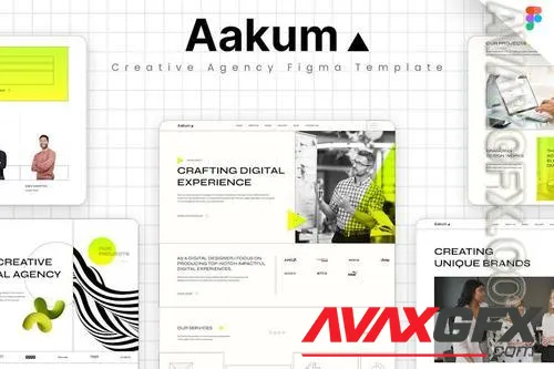 AaKum- Creative Agency Figma Template