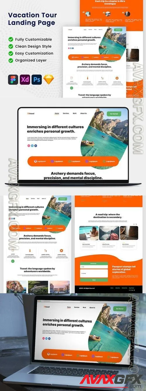 Vacation & Tour Landing Page