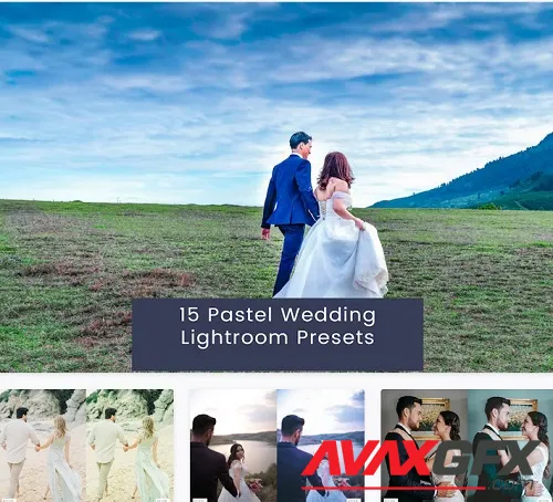 15 Pastel Wedding Lightroom Presets - NYH3U5T