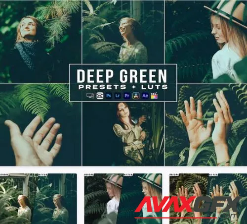 Deep Green Presets - luts Videos Premiere Pro - C8552F5