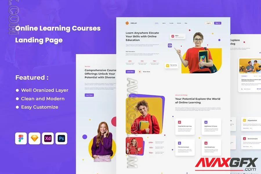 ORELAP - Online Learning Courses Landing Page