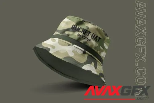 Realistic Bucket Hat Mockup