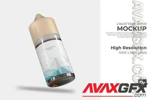 Liquid Vape Bottle Mockup