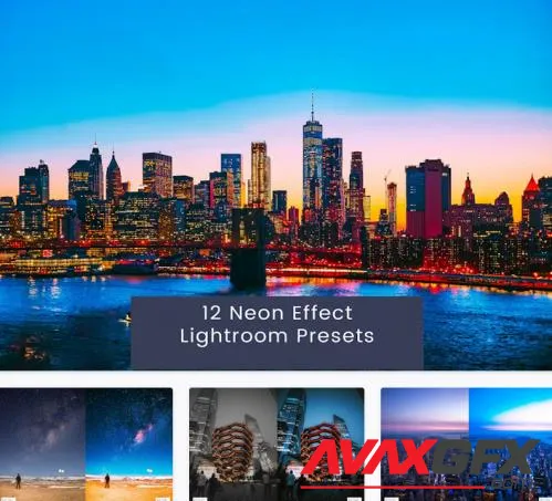 12 Neon Effect Lightroom Presets - F7SMXBD