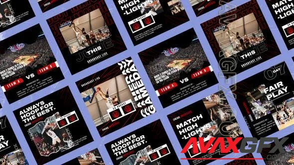 Loops Basketball Media Posts 50912239 Videohive