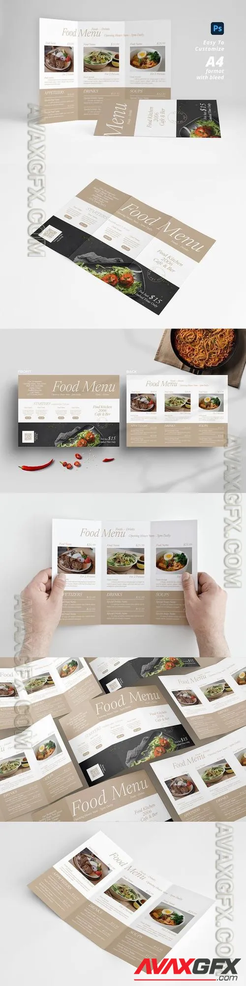 Trifold Menu A4B8798