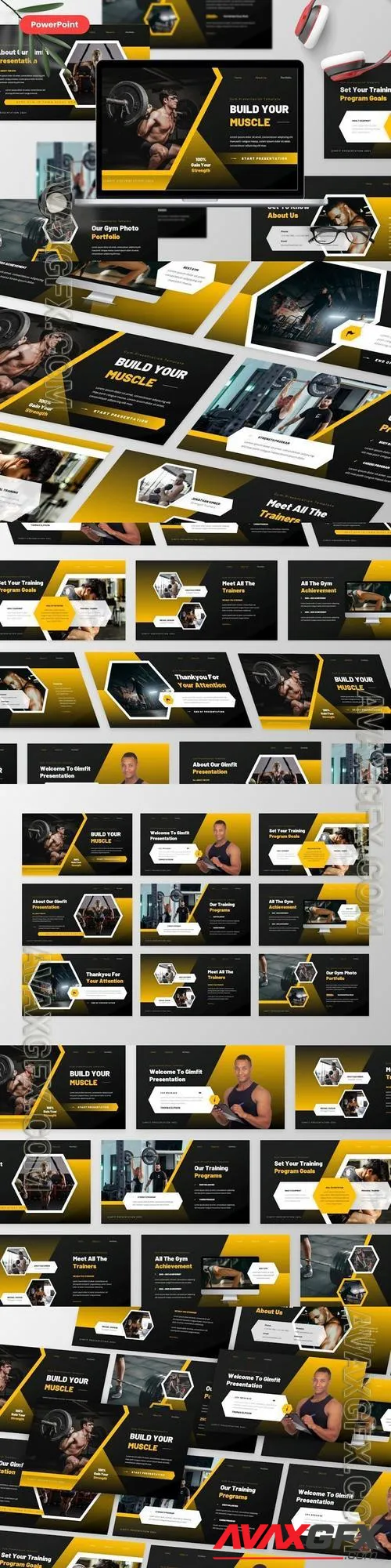 Gimfit - Gym PowerPoint Template