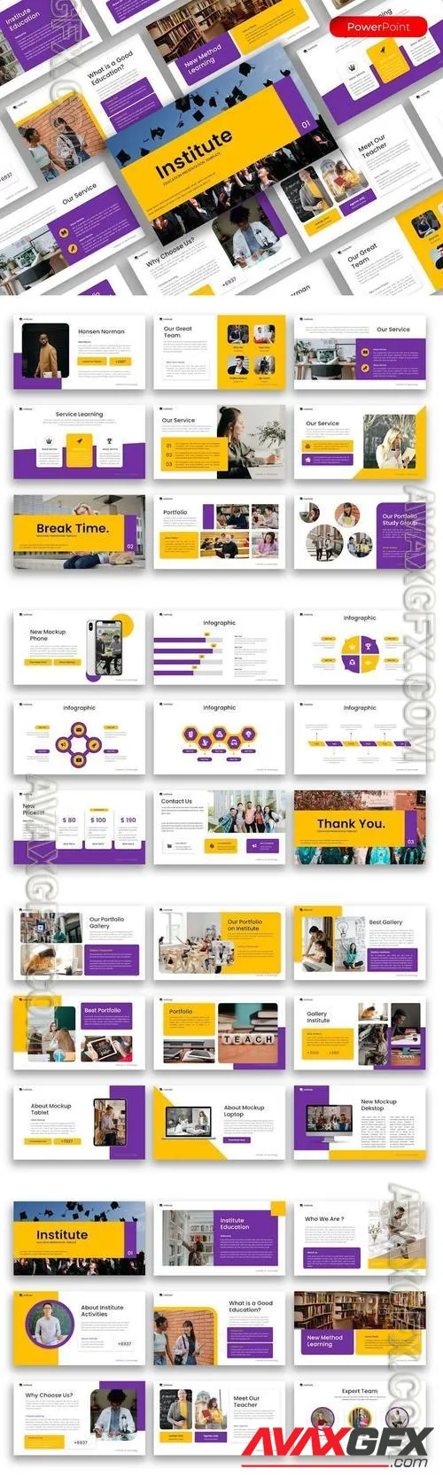 Institute - Education PowerPoint Template