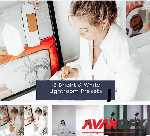 12 Bright & White Lightroom Presets - YUKKPYE