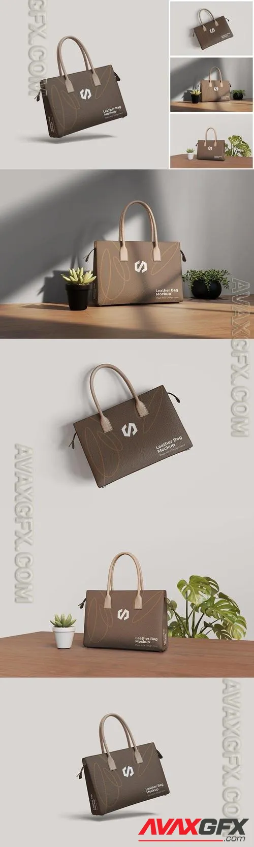 Leather Bag Mockup