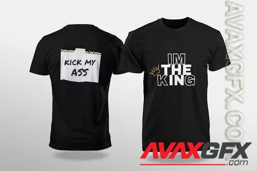 Front and Back T-Shirt Mockup