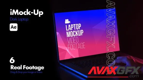 iMock-Up Dark Laptop 51066139 Videohive