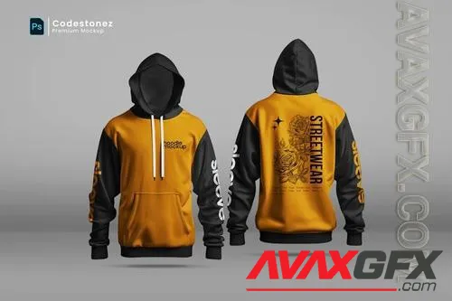 Hoodie Front and Back Mockups