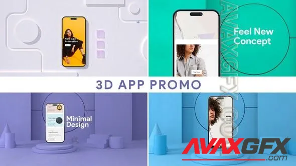 App Promo Minimal 3D 49615961 Videohive