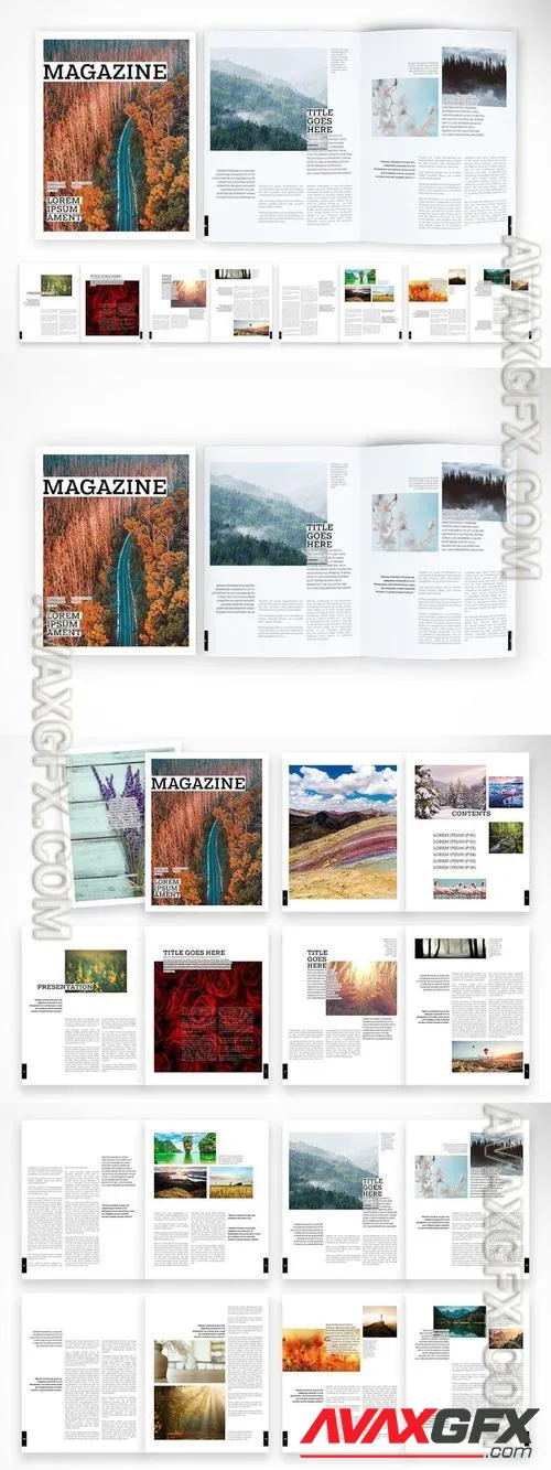 Elegant Magazine Layout