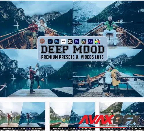 Deep Moody Luts Video & Presets Mobile Desktop - UQFXPHW