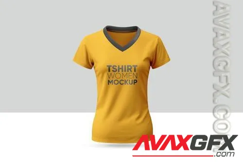 Woman T-shirt Mockup