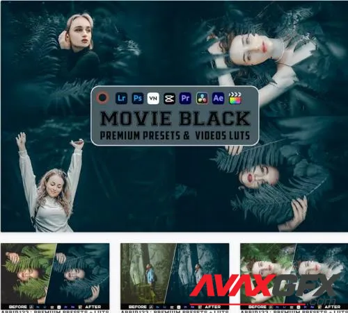 Movie Black Luts Video & Presets Mobile Desktop - N8DG32N