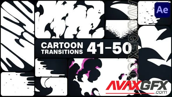 Cartoon Transitions for After Effects 51158658 Videohive