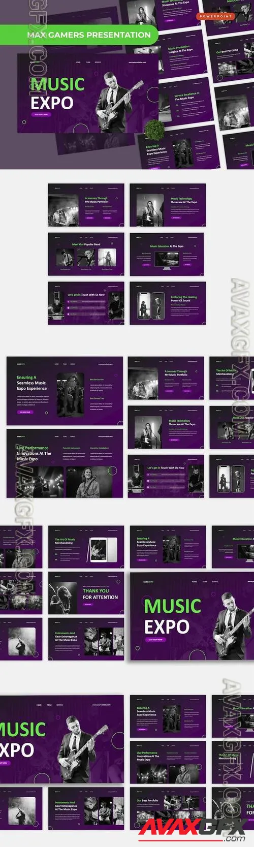 Music Expo Powerpoint Template