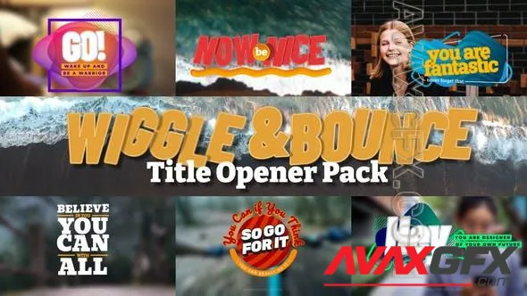 Wiggle & Bounce Title Opener 50943354 Videohive