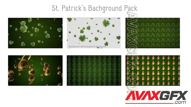 MA - St. Patricks Day Backgrounds Pack 1451586