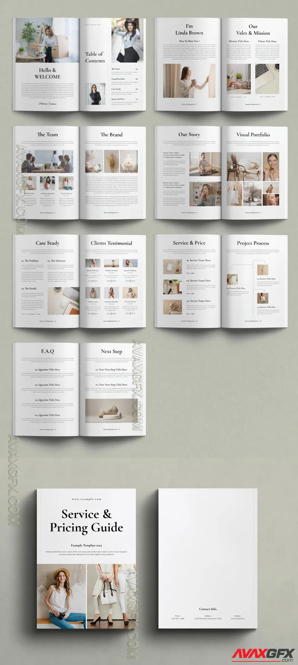 Adobestock - Service and Pricing Guide Template 757185368