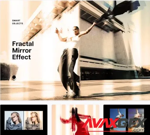 Fractal Mirror Photo Effect - 92139519