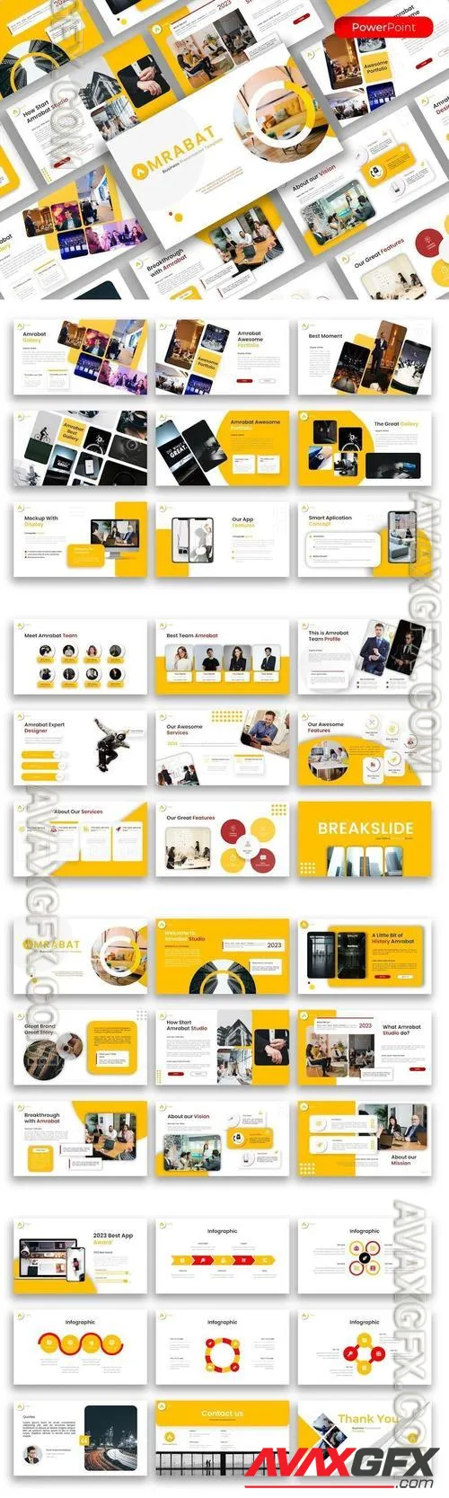 Amrabat-Business PowerPoint Template