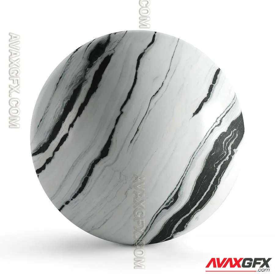 Panda White Marble (pbr, 16k)