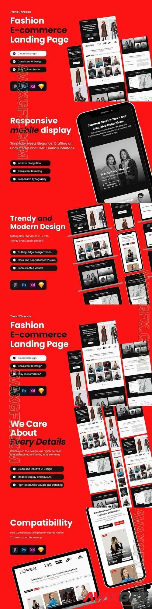 Trend Threads - Fashion E-commerce Landing Page