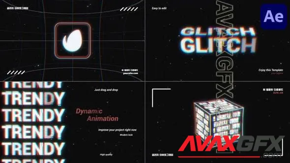 Glitch Typography for After Effects