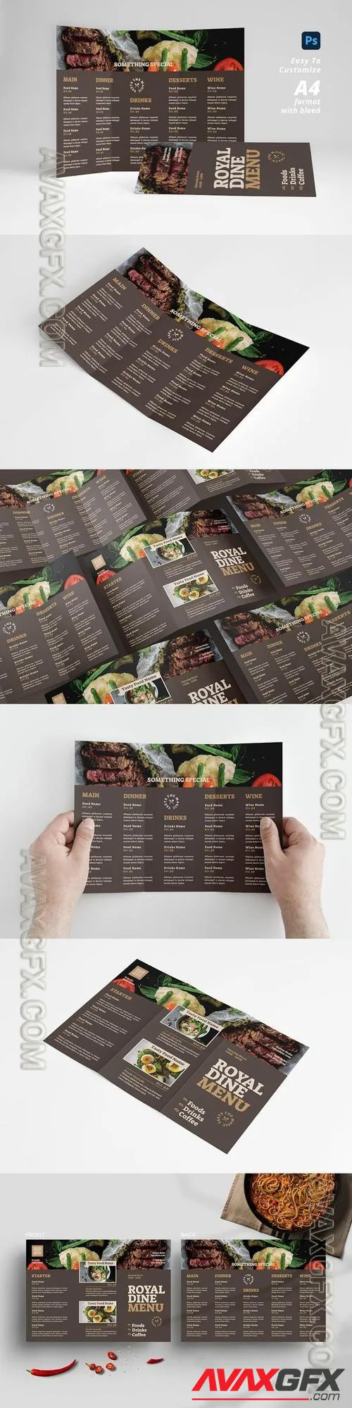 Trifold Menu CNF42SX