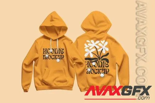 Yellow Hoodie Mockup