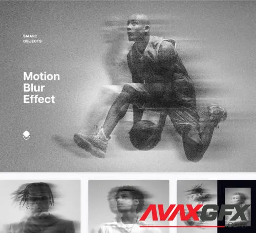 Grunge Motion Photo Effect - 92198714