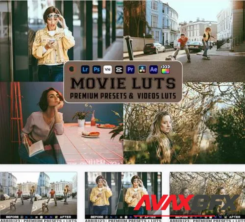Movie Film Luts Video & Presets Mobile Desktop - 6P94K58