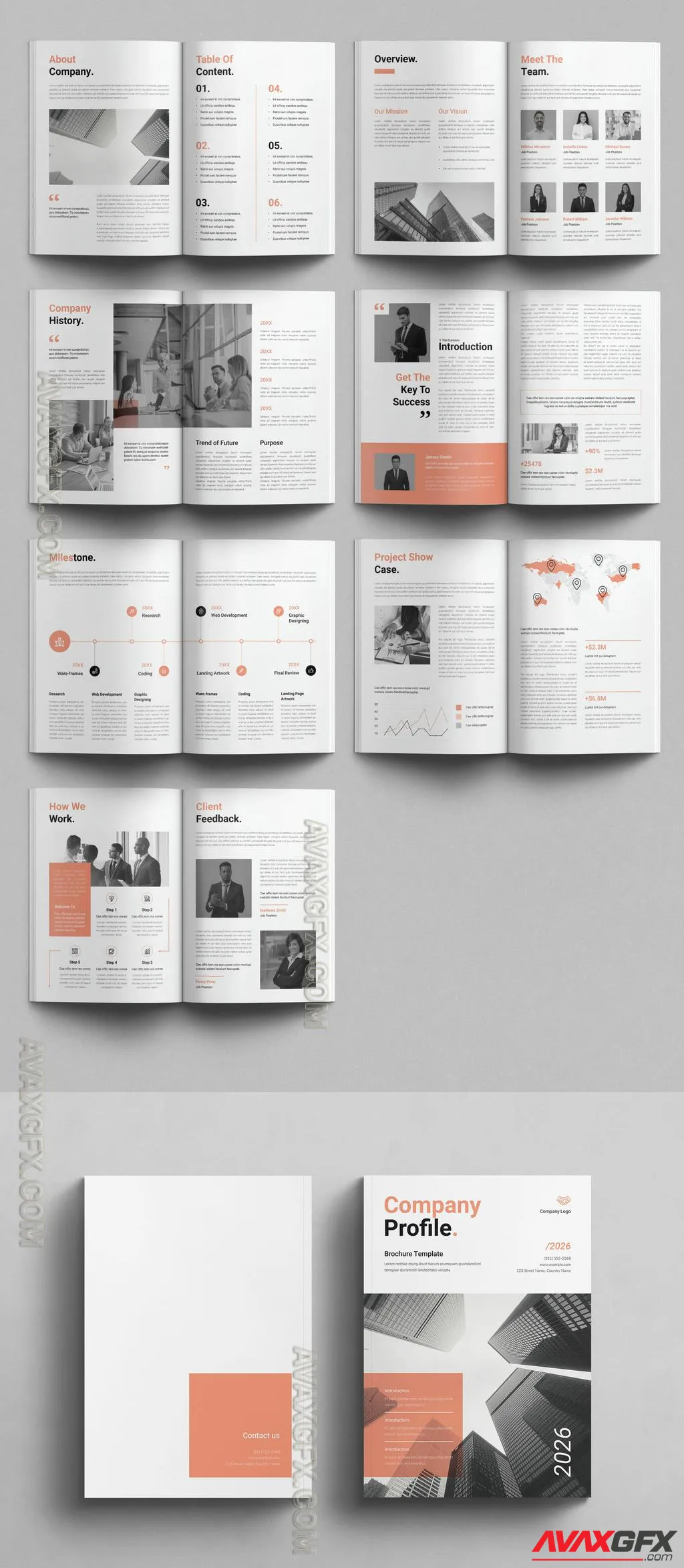 Adobestock - Company Profile Template 755488804