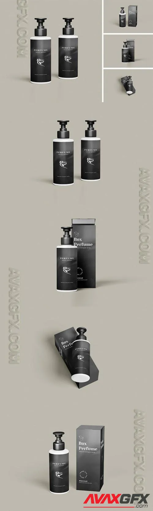 Perfume Packaging Mockups